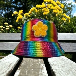 Metallic Multicolor Bucket Hat